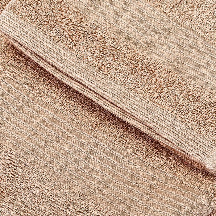 UNO CASA DESIGN Coppia Asciugamano + Ospite Julia in Spugna di Puro Cotone 500 gr/mq