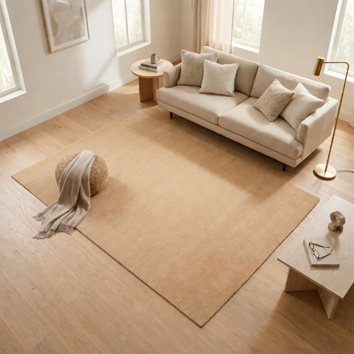 Authentique tapis d'orient, Gabbeh noué à la main en laine