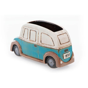 Coche Ceramica Con Macetero 31x11x17 Cm