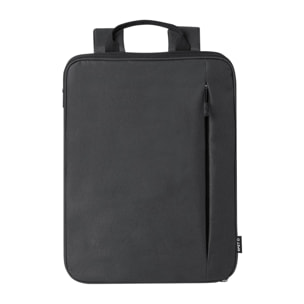 DAM Mochila extensible Weiter porta laptop, para tablet de 10 pulgadas y portátil de 15 pulgadas. Materiales reciclados. 31,5x16x42 Cm. Color: Negro