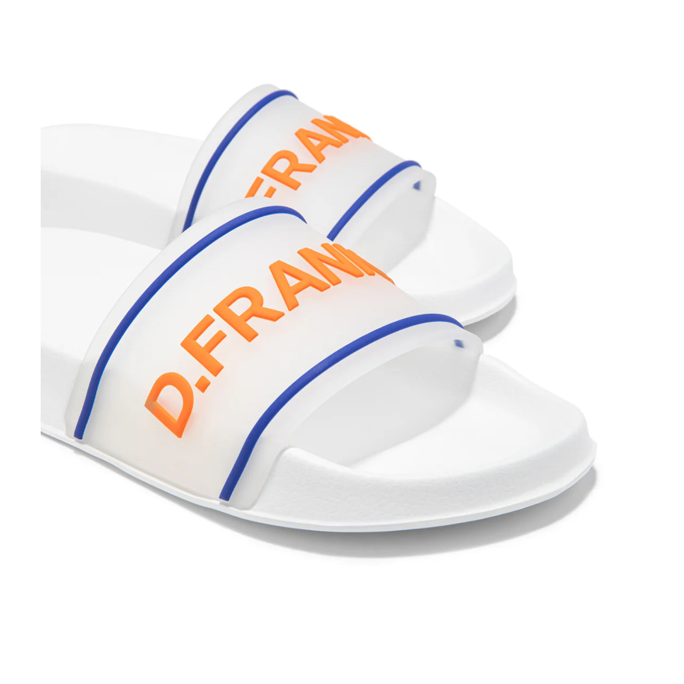Chanclas Hombre Pala Venice Blanco / Naranja D.Franklin