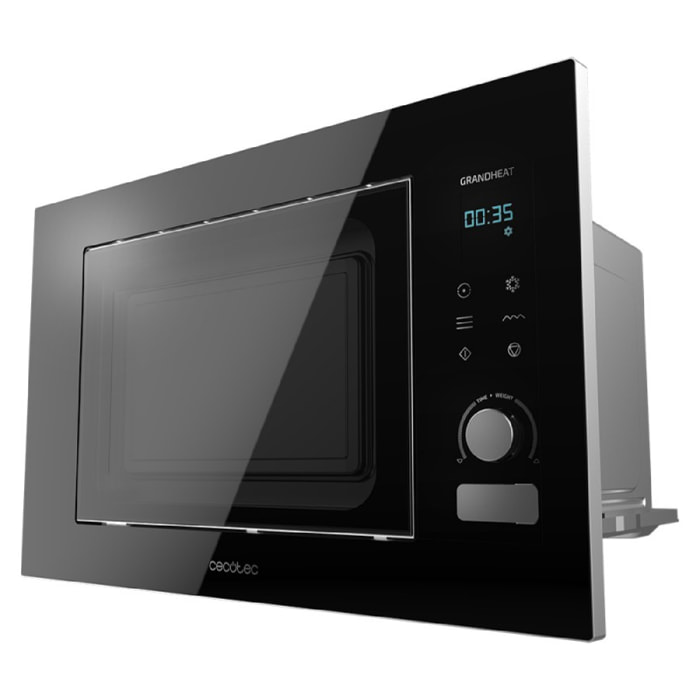 Cecotec Microonde da incasso con piatto Grandheat 2090 Built-In Touch Black
