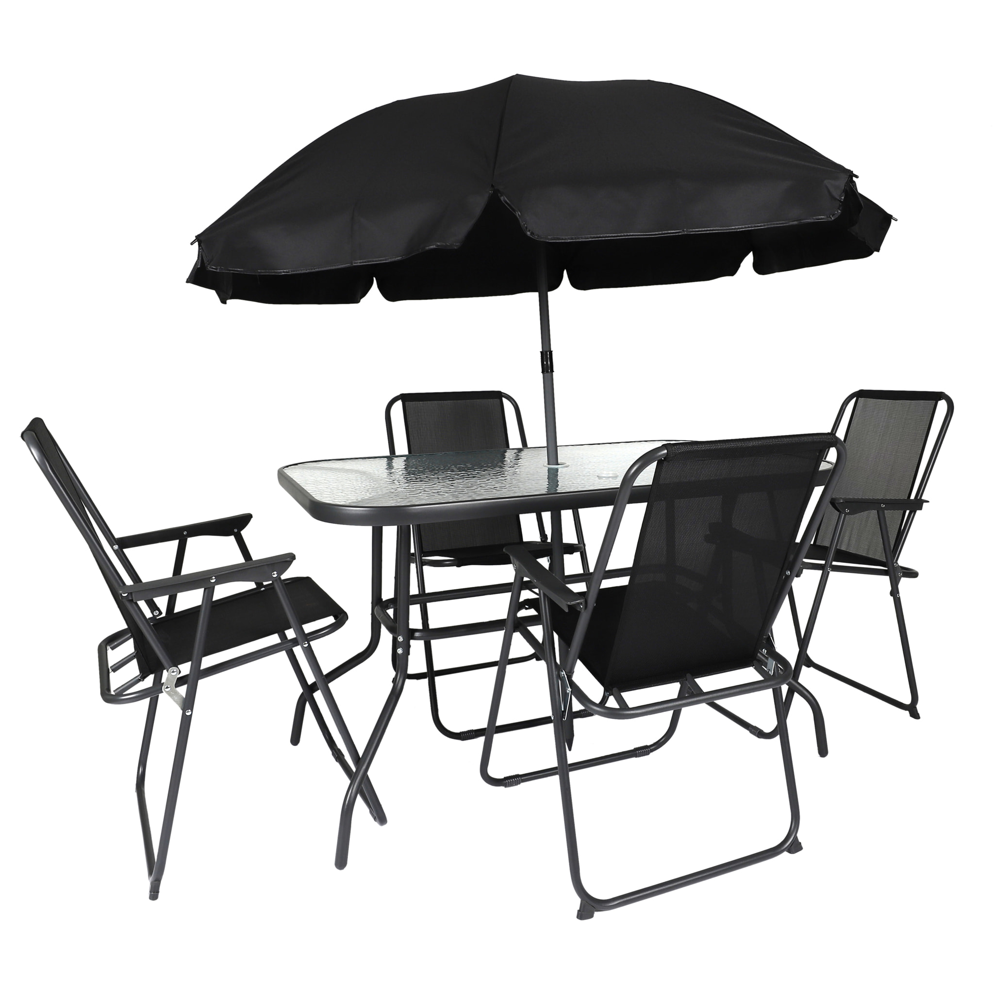 TABLE DE JARDIN 4 CHAISES PARASOL
