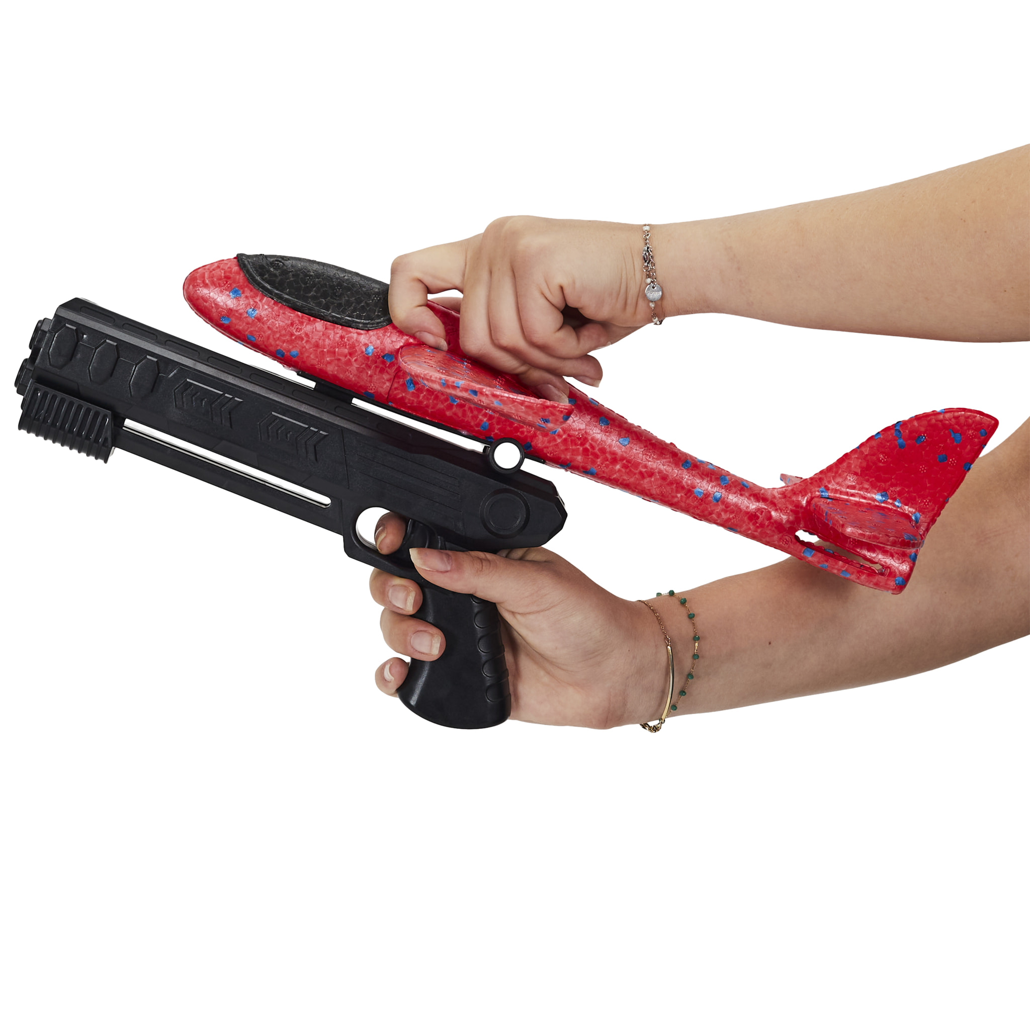 JEU DU LANCER D AVION AVEC PROPULSEUR