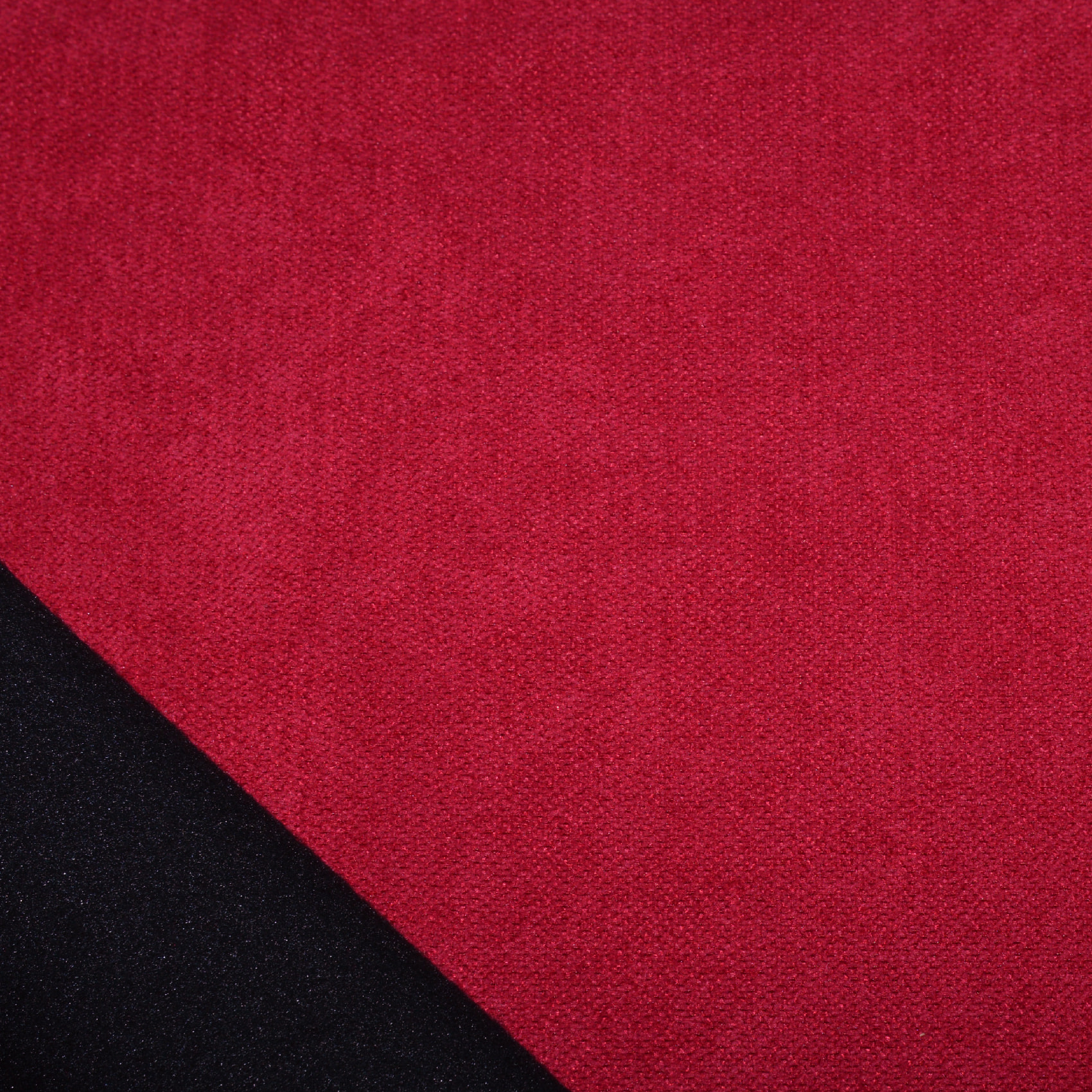 Rideau thermique phonique et semi occultant à galons fronceurs KONFOR - Rouge