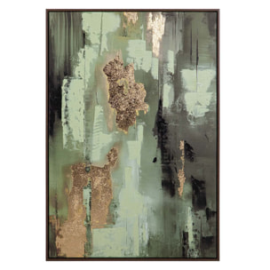 Cuadro Abstracto 50% Pintado A Mano 83x4x123 Cm