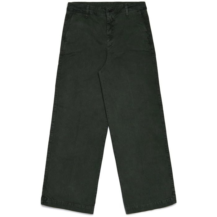 Pantaloni Robe di Kappa Donna Verde Yoko Peached Gabardine Verde