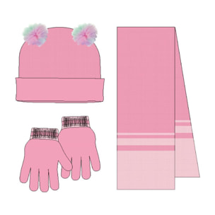 Conjunto gorro, guantes y tubo de cuello infantil "Paw Patrol"