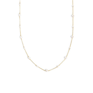 Collana Pearl & Pearls Argento Placcato Oro