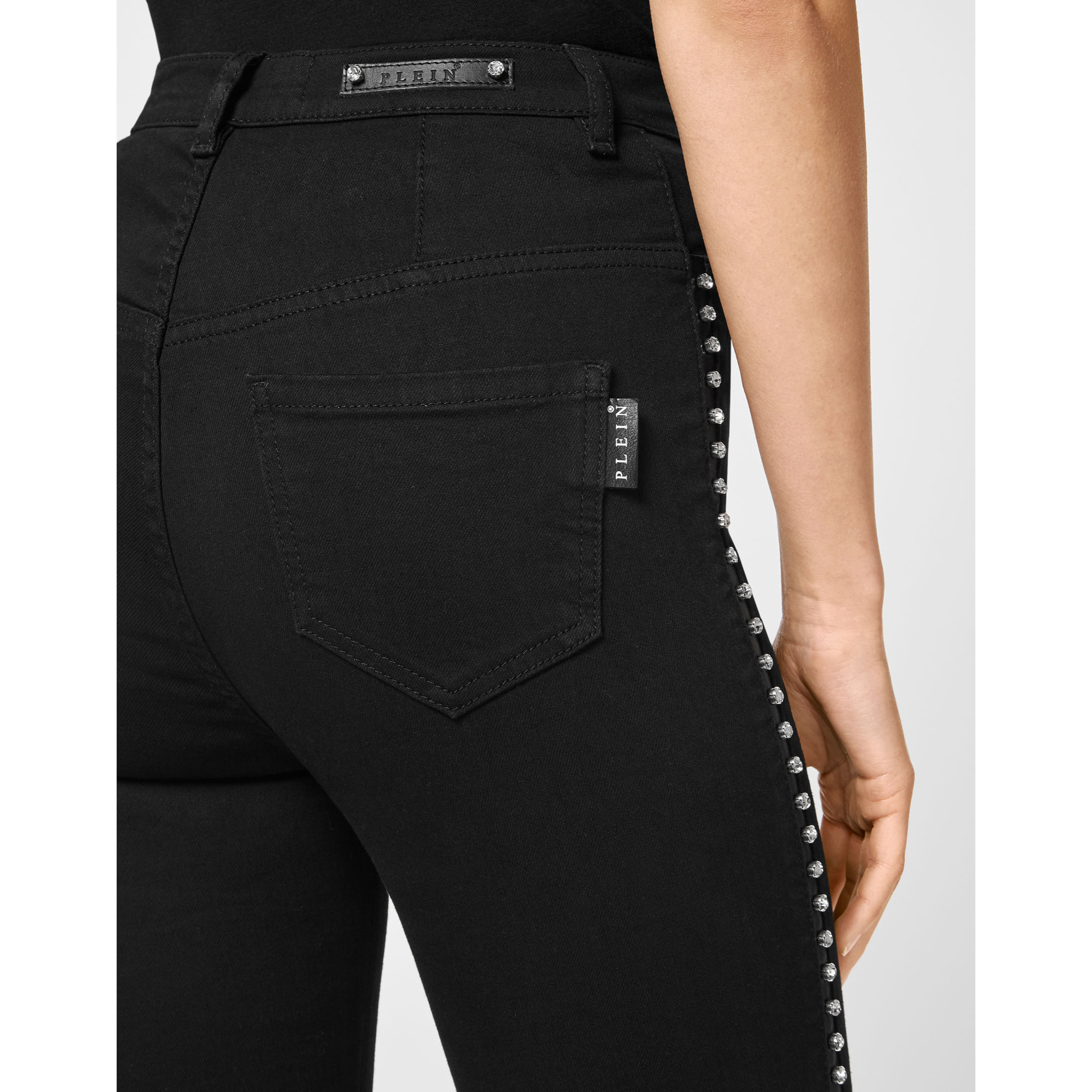 PHILIPP PLEIN Jegging de cintura alta