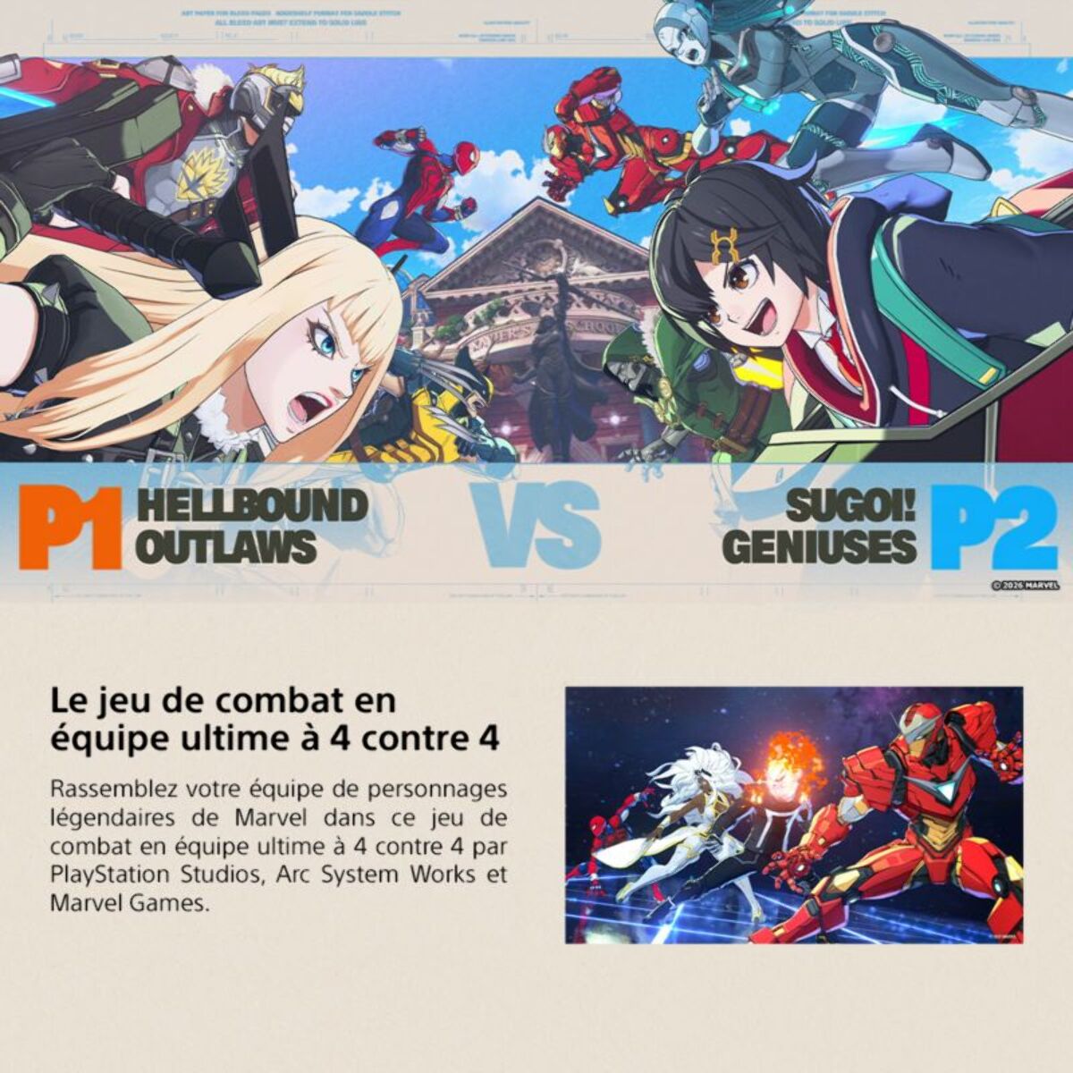 Jeu PS5 SONY MARVEL TOKON FIGHTING SOULS