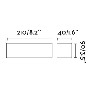 NASH 210 Aplique negro