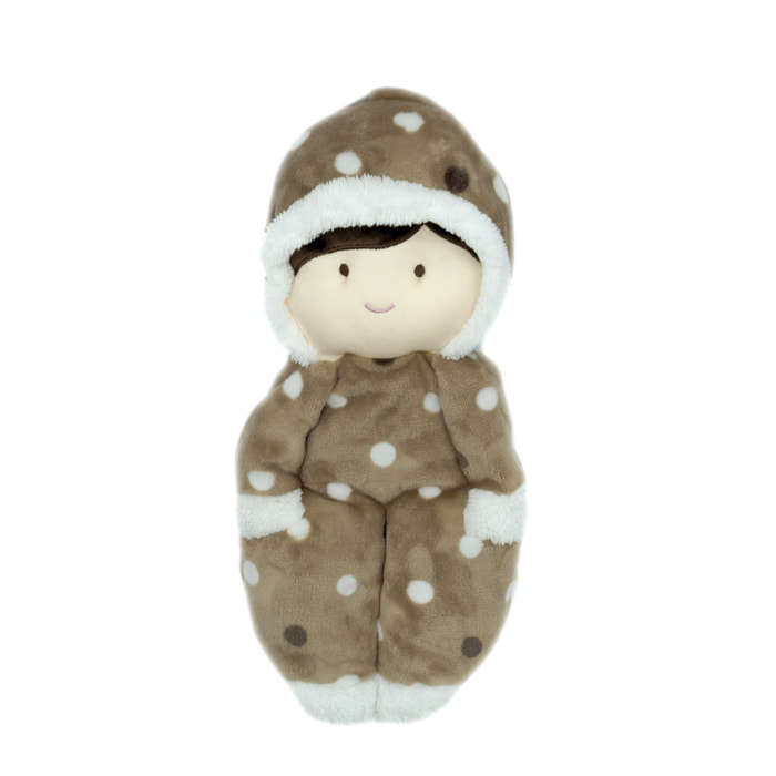 PELUCHE TÉRMICO: BEBE NIÑO MARRON