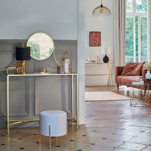 Coiffeuse "Artif" - doré - verre