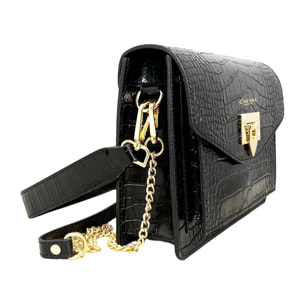 Bolso de hombro Cheval Firenze Charlotte Negro