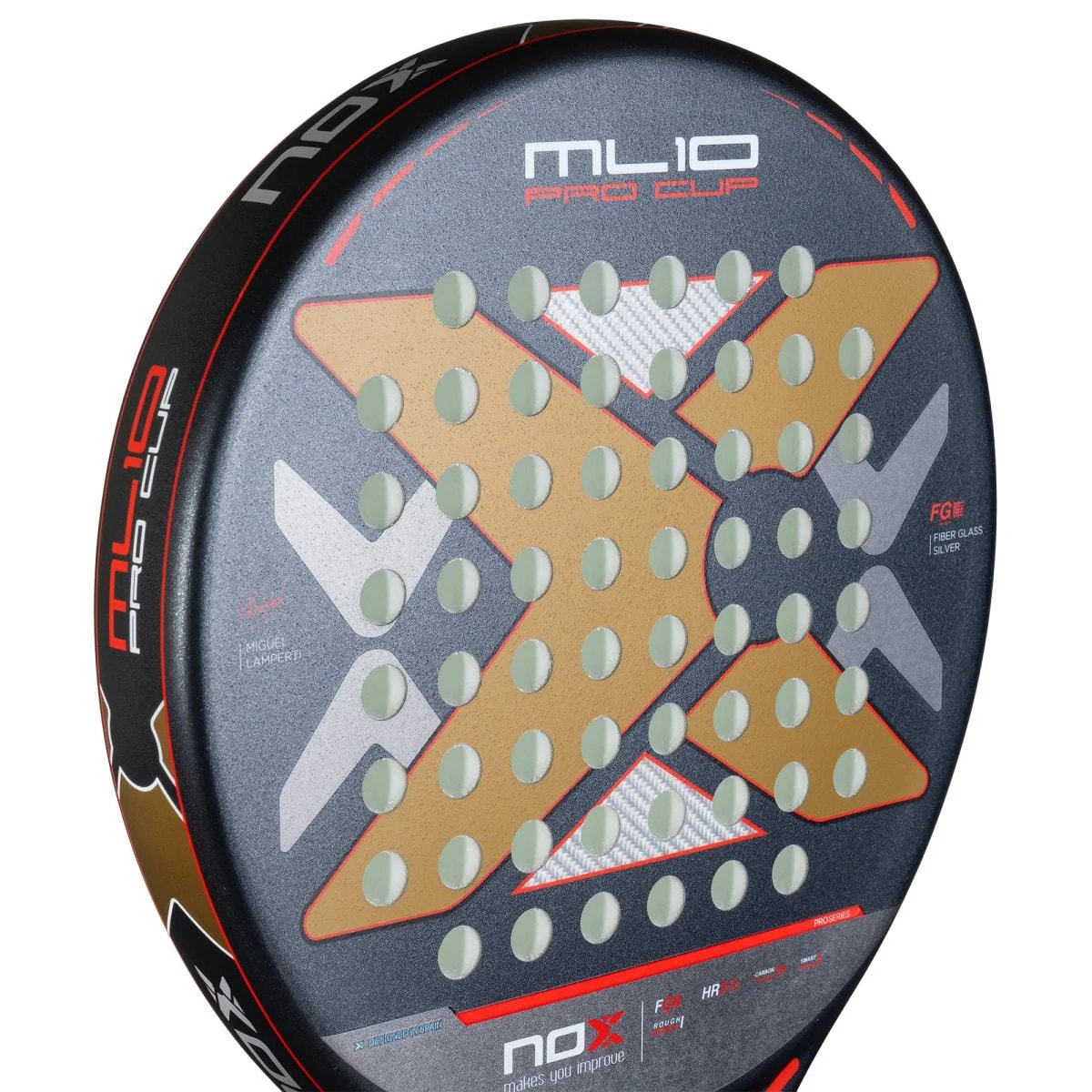 ML10 PRO CUP ROUGH SURFACE EDITION. La pala de Miguel Lamperti
