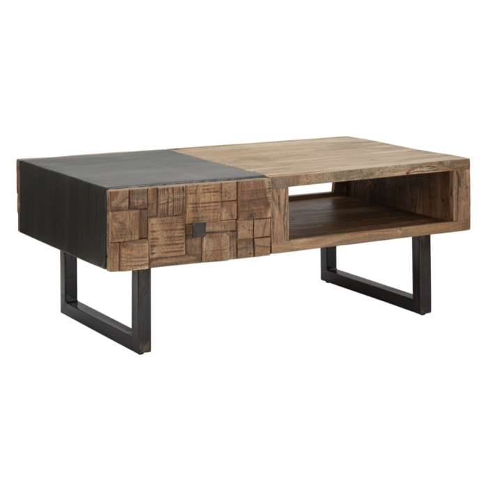 TAVOLO DA CAFFE' RETTANGOLARE  MUMBAI OFFICINE55 BICOLORE