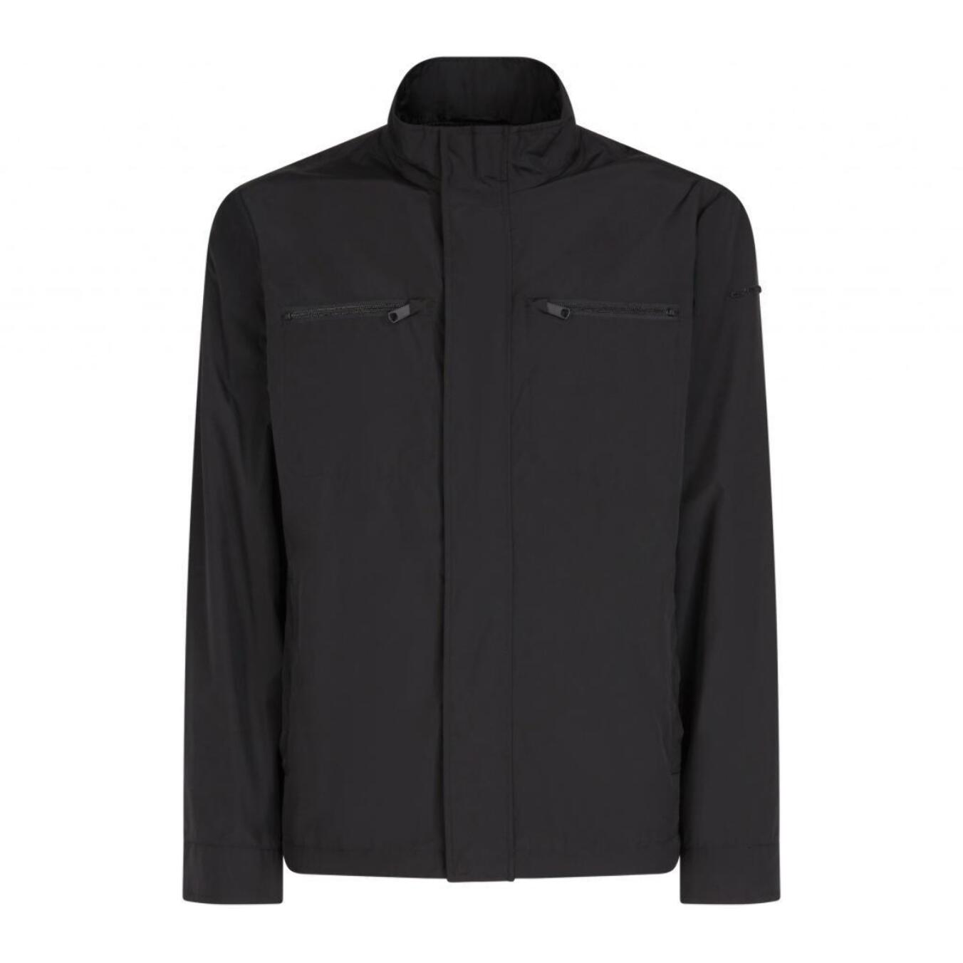 Chaquetas Hombre de la marca GEOX  modelo M JHARROD SHORT JKT NEGRO