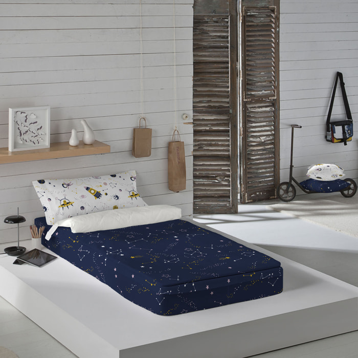 Cool Kids - Saco Nórdico Estampado - Infantil - Con cremallera - Incluye 1 Funda de Almohada - 100% Algodón - Sven