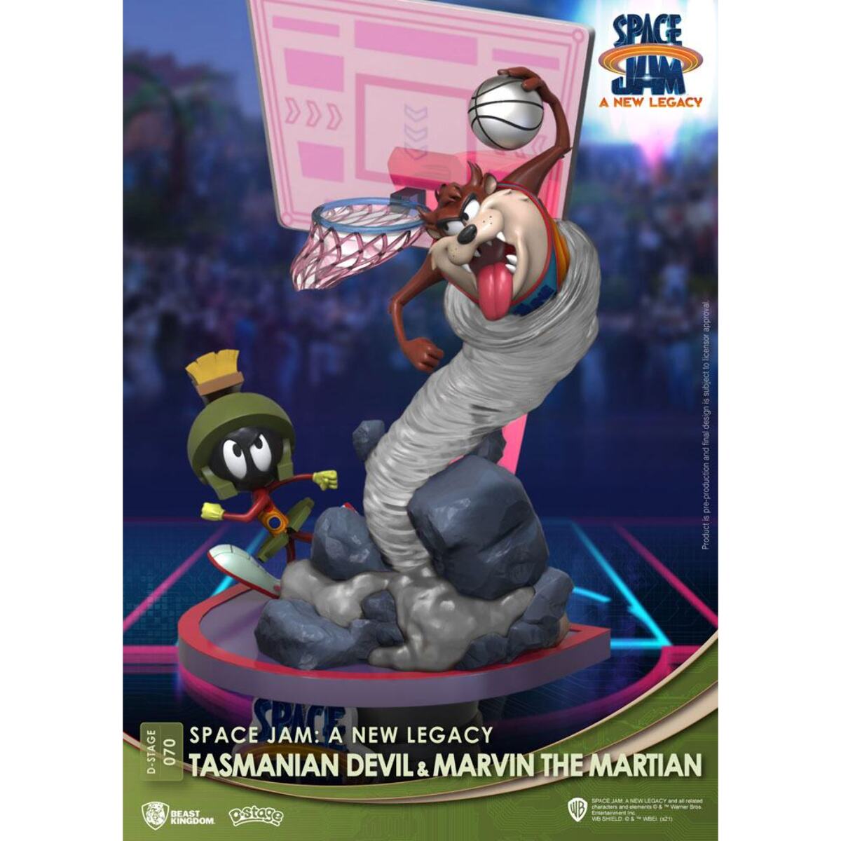 Space Jam: A New Legacy D-Stage PVC Diorama Tasmanian Devil & Marvin The Martian Standard Ver. 15 Cm Beast Kingdom Toys