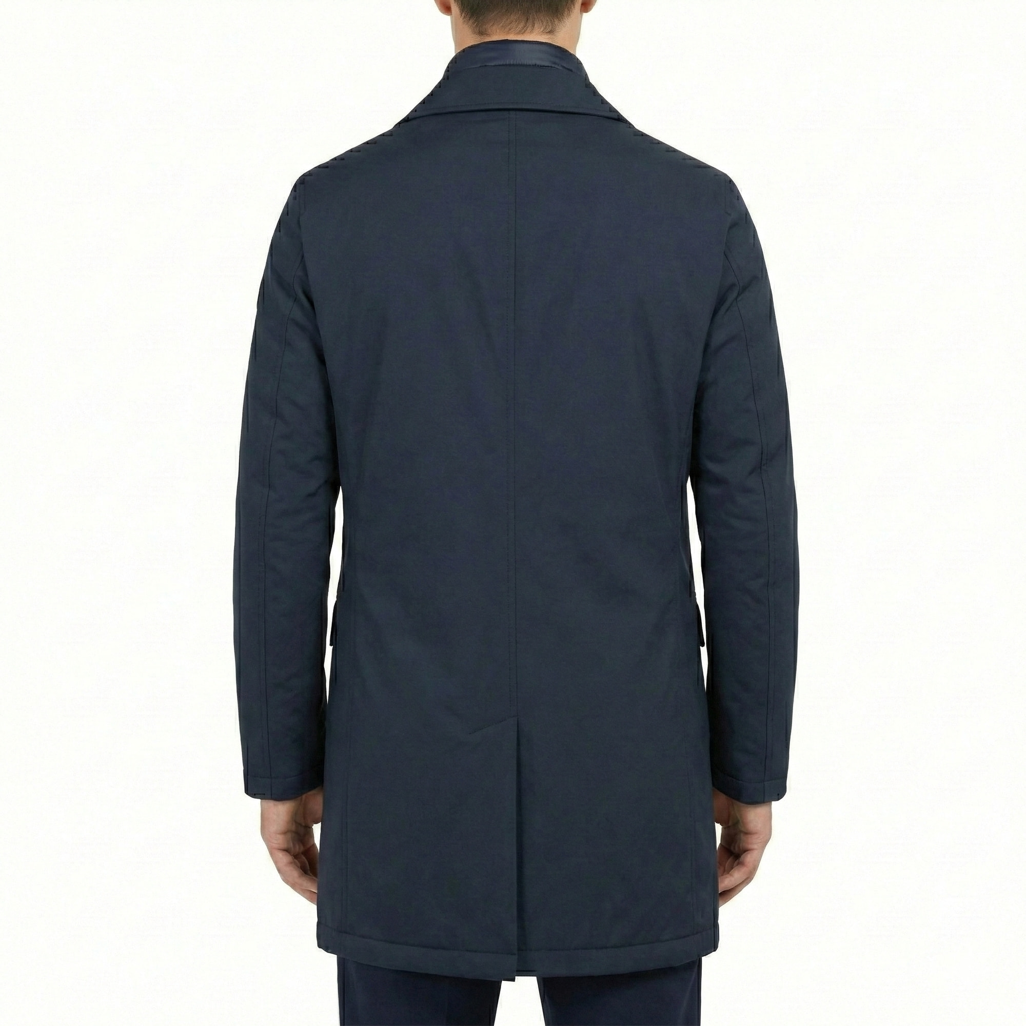 Giacca lunga nylon con gilet