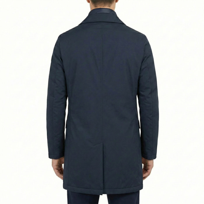 Giacca lunga nylon con gilet