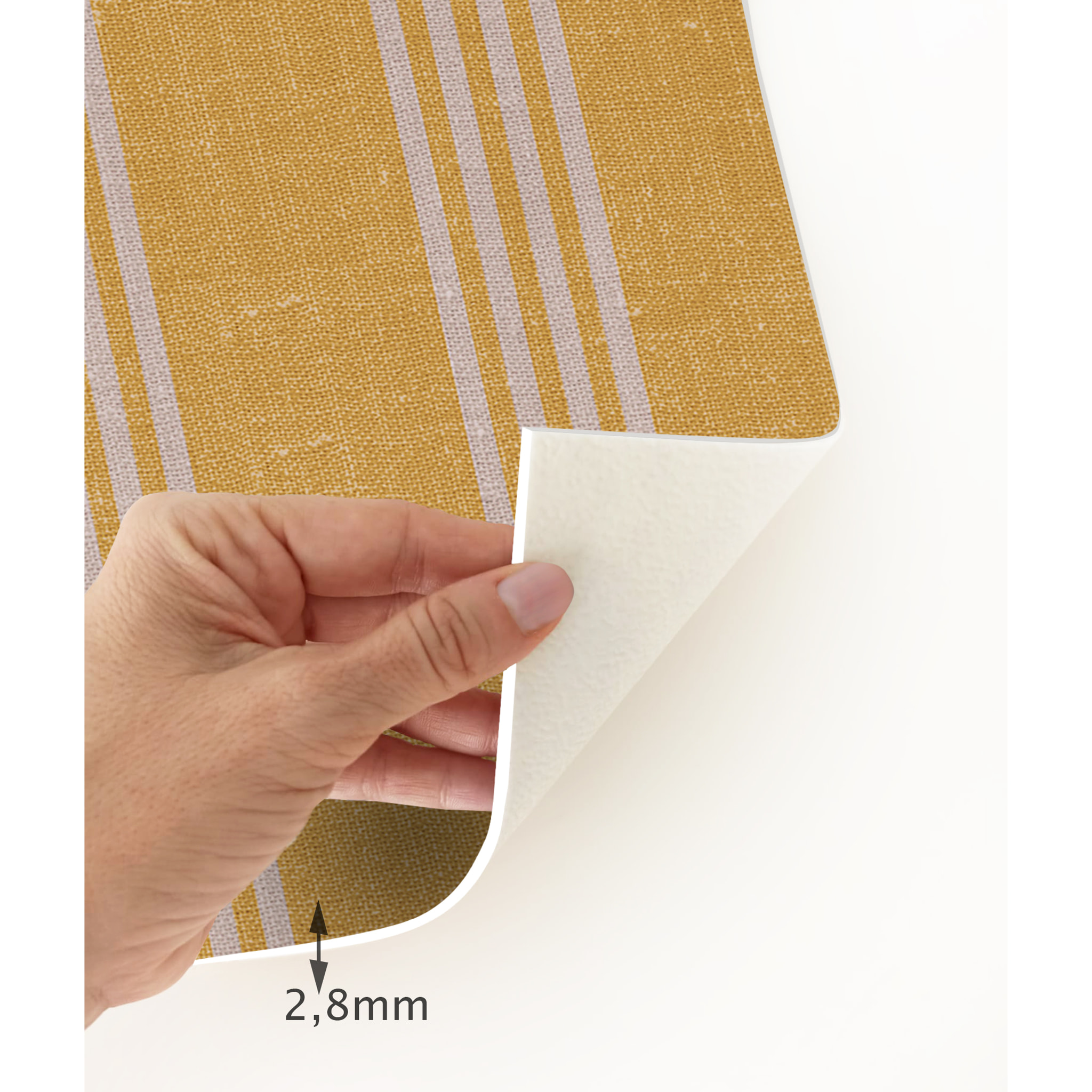 Alfombra de vinilo CERAMIKO, Calista, estilo textil 200x266 cm