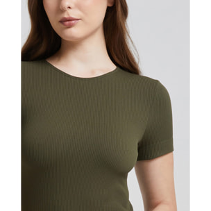 Abito costa seamless maniche corte