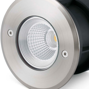 SURIA-3 LED Lampe encastrable inox 60°