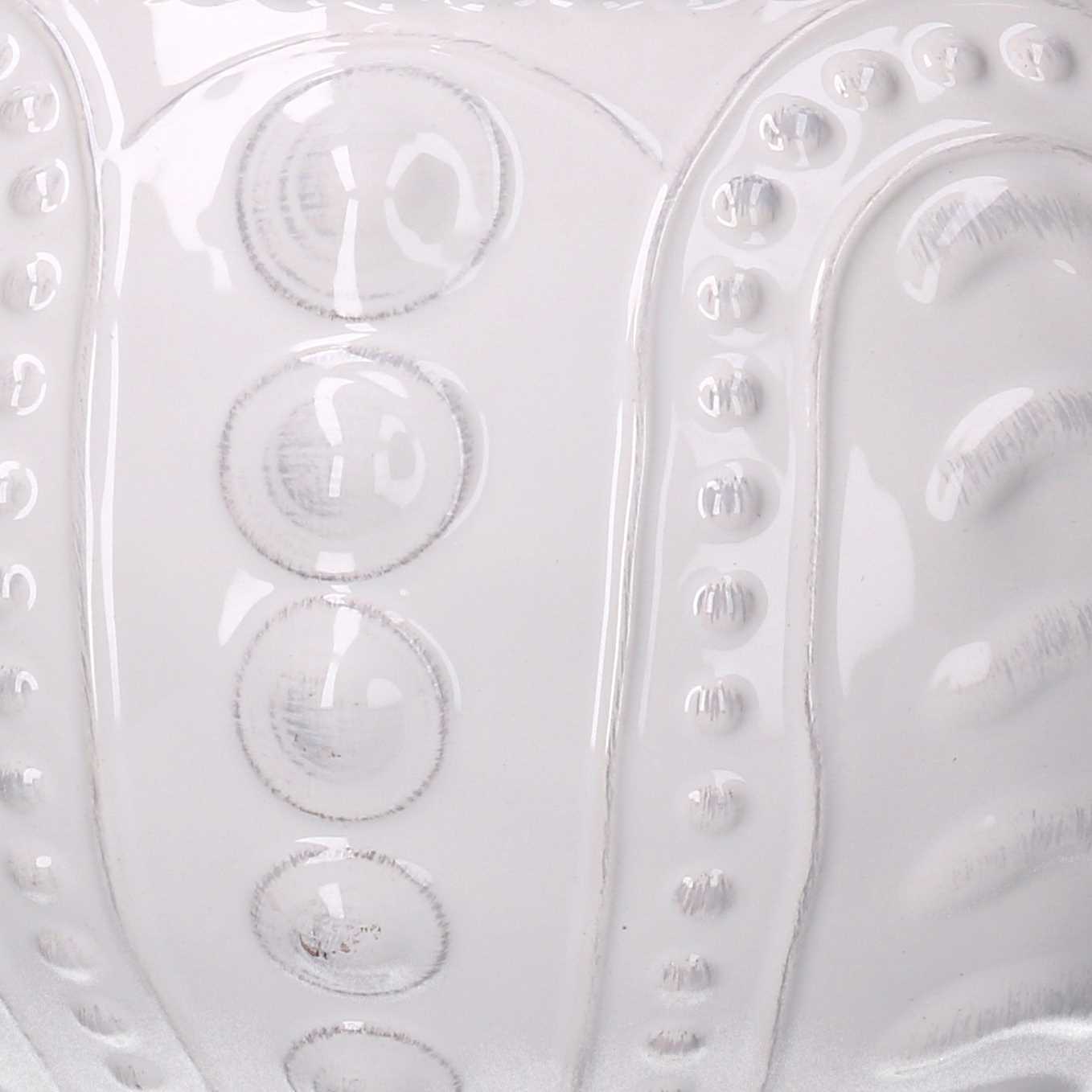 Vaso ceramica bianco cm ø31h27