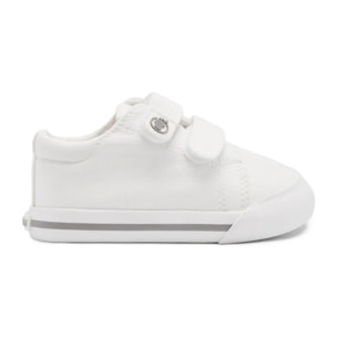 Scarpine da neonato Respectful color bianco sporco