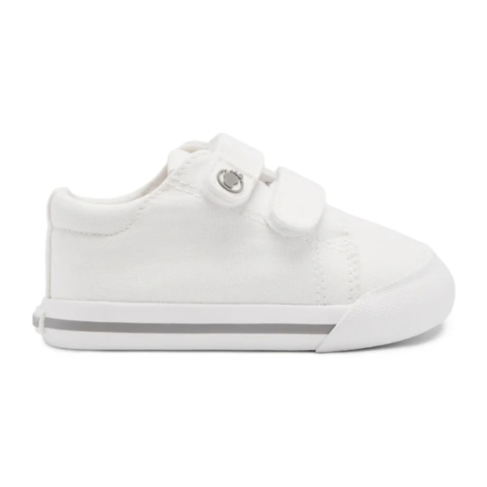 Scarpine da neonato Respectful color bianco sporco