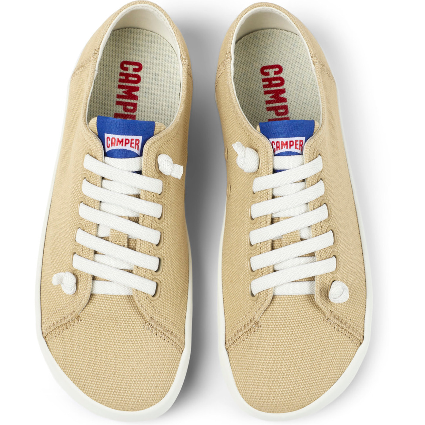 CAMPER Peu Rambla Vulcanizado - Zapatillas Mujer Beige