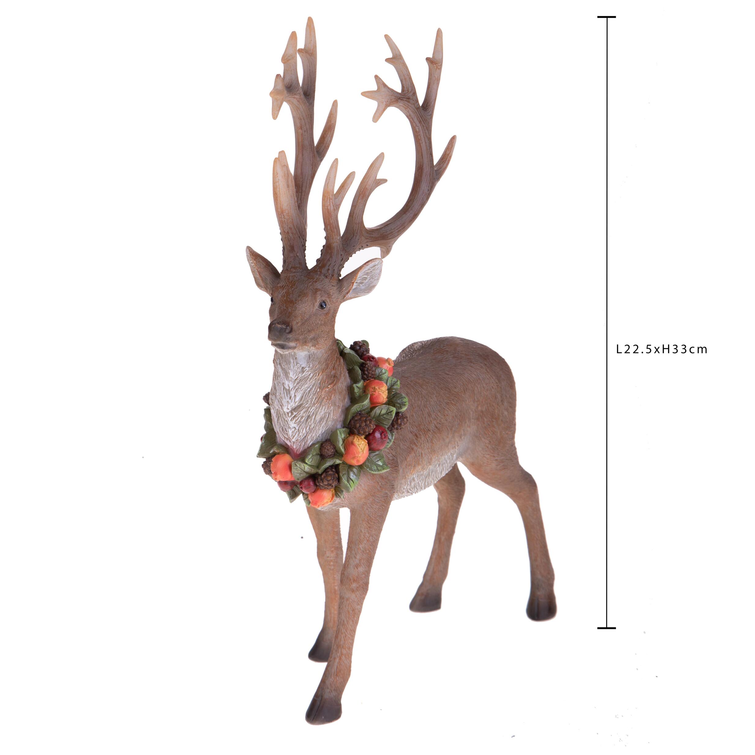 Renna - Pezzi 1 - 22,5xH33x7,5cm - Bianchi Dino SpA