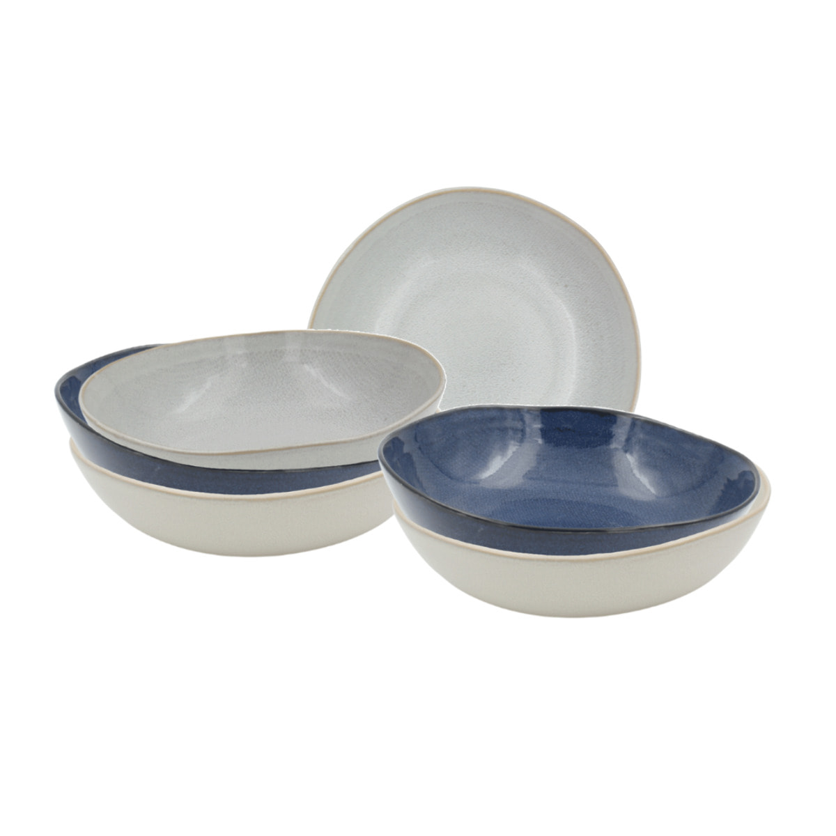 Lot de 6 assiettes creuses, OIA