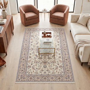 Tapis d'orient, motif oriental, noué main, laine et soie, ZIDO