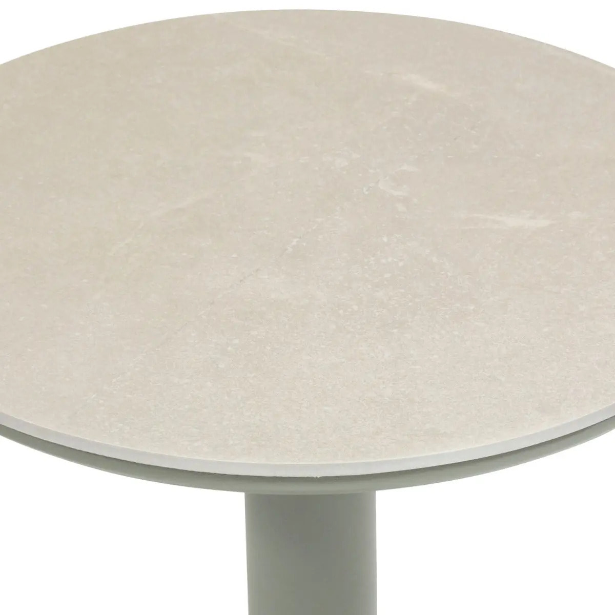 Table d'appoint de jardin Soletia 40x40x50cm vert laurier