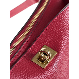 Borsa a spalla da donna Made in Italy - Modello Valoria - 100% pelle - 32.0 x 22.0 x 13.0 cm