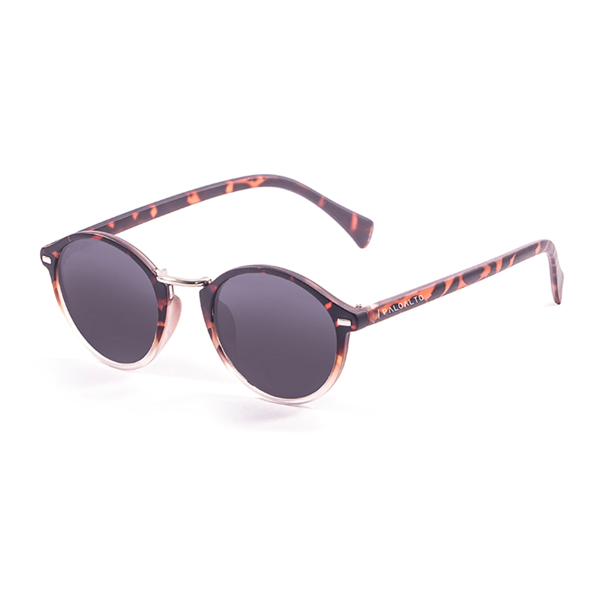 Gafas de sol PALO ALTO MARYLAND - Demi marrón superior con detalle blanco / Ahumada