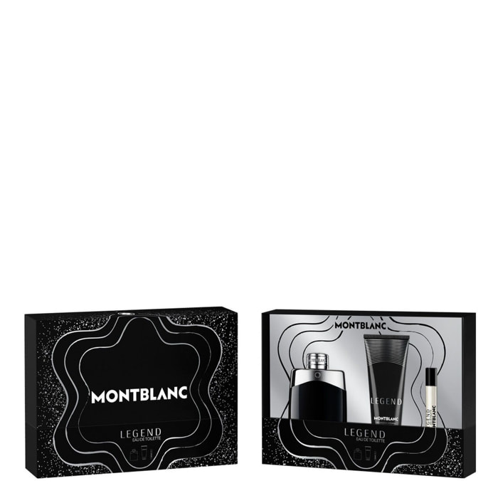 Legend - Coffret Eau de Toilette 100ml + Vaporisateur 7,5ml et Gel Douche 100ml