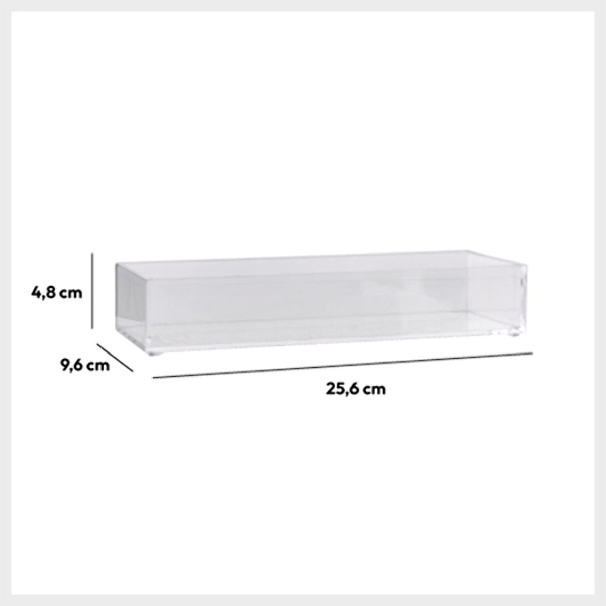 Organiseur 256x96cm - Transparent Selena