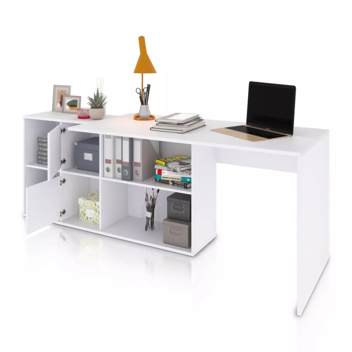 Mesa de escritorio Move Blanco Artik (Blanco Mate)