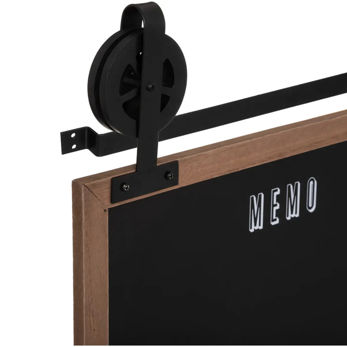 Mémo ardoise "Pouli" noir 55x68cm