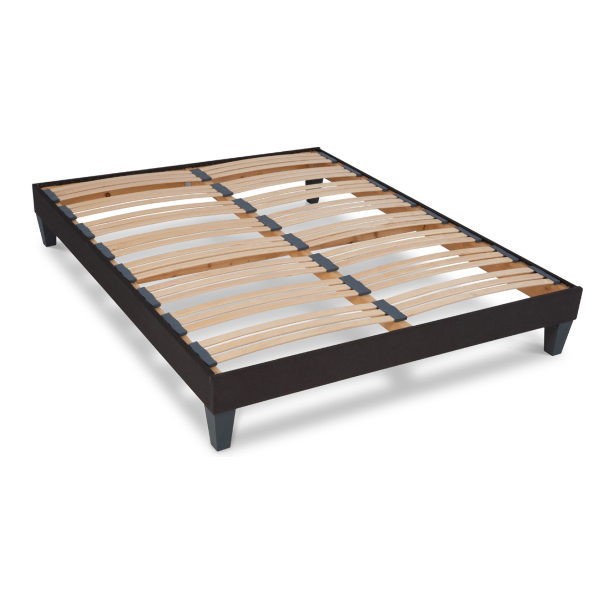 Ensemble Matelas Chenonceau & + Sommier KIT15, 26 cm, Mémoire de Forme Haute Densité, Technologie Tri-Lattes, Soutien Ferme