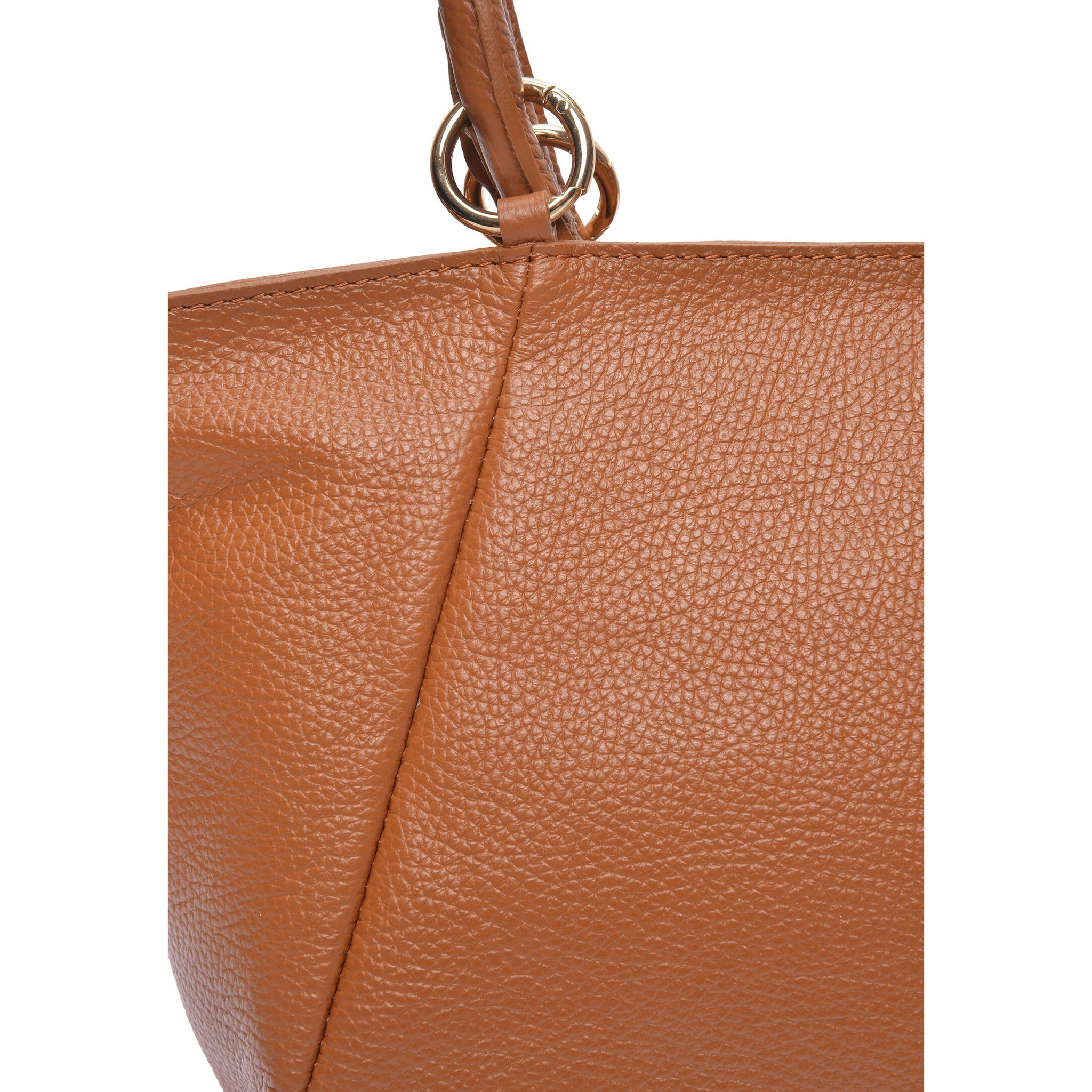 Borsa a mano Anna Luchini Cammello