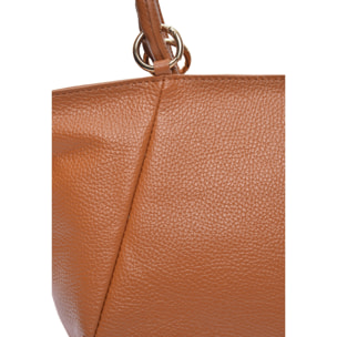 Borsa a mano Anna Luchini Cammello