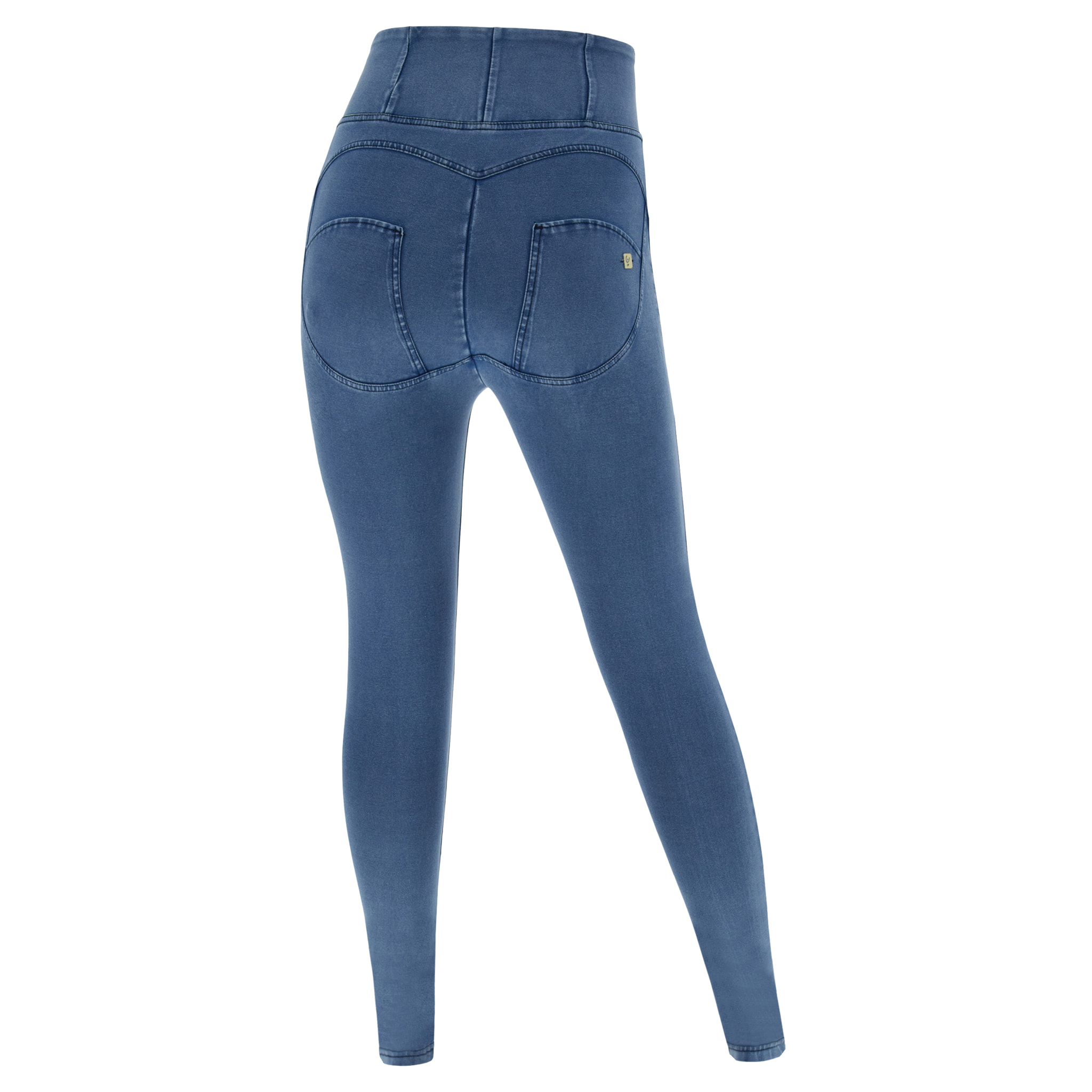 Jeggings push up WR.UP® curvy vita alta con zip gamba skinny