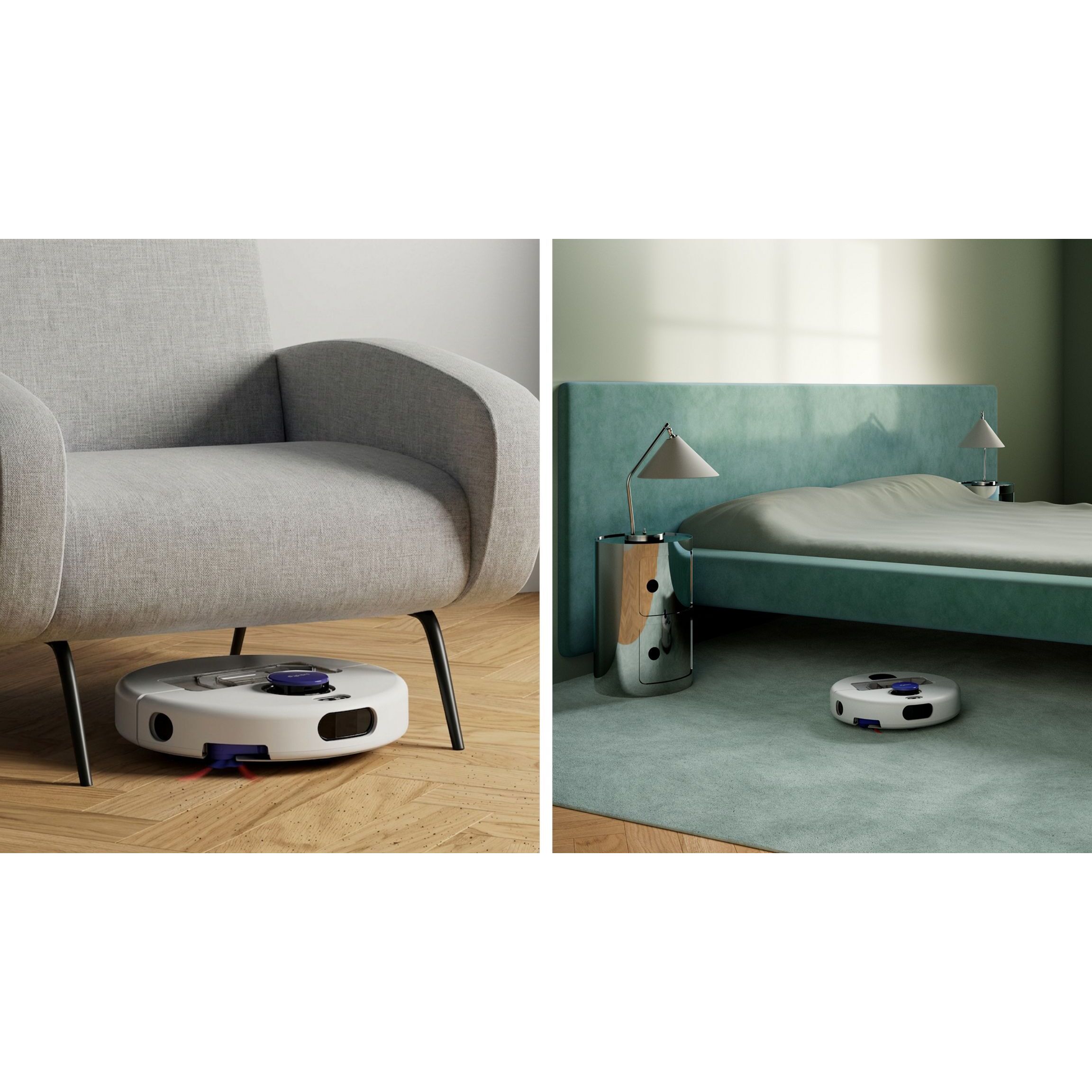 Aspirateur robot Dyson R1 Nurovi™ Dry (Gris clair/Bleu pervenche)