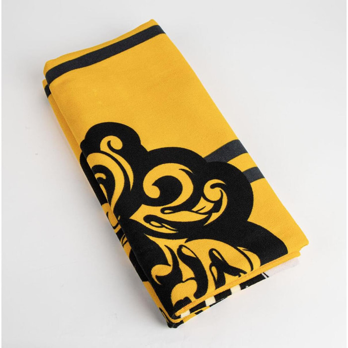 Toalla Microfibra de Harry Potter (Hufflepuff) - 70x140x1 cm - Multicolor