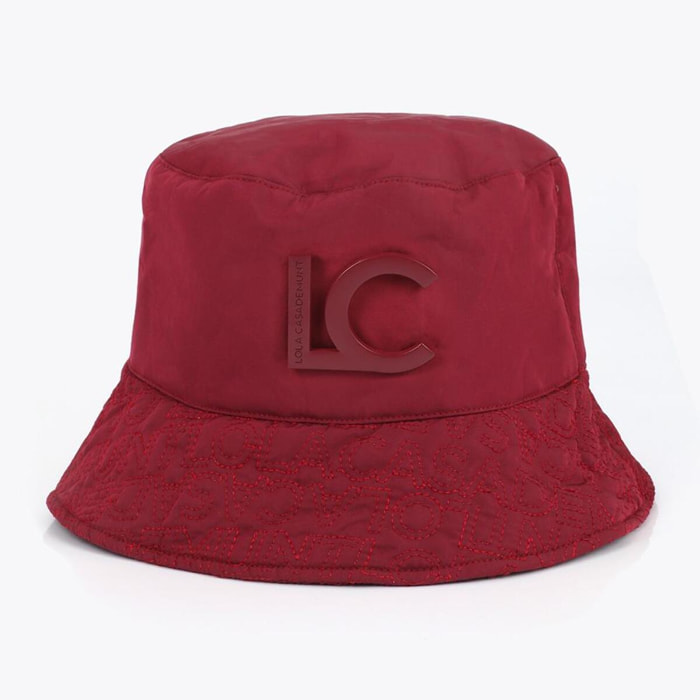 Cappello a secchiello con logo